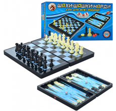 Шахматы MC 1178/8899 3 в 1, пластмассовые, в кор-ке, 32-18-5см Шахматы MC 1178/8899 3 в 1, пластмассовые, в кор-ке, 32-18-5см